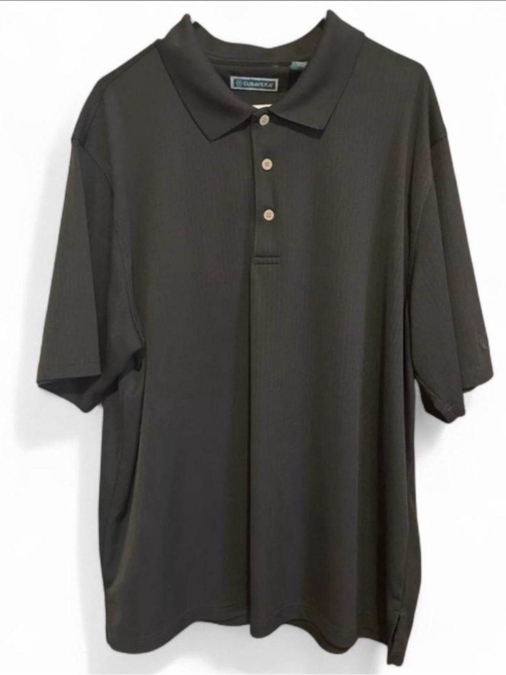 Cubavera Men’s Black Button Up Shirt | Casual Lightweight Short Sleeve | XLT